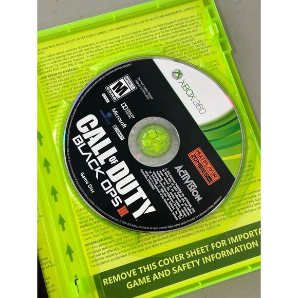 Call Of Duty Black Ops III Xbox 360 Multiplayer Zombies Only M-Rated Game Pre-Ow - Picture 4 of 6